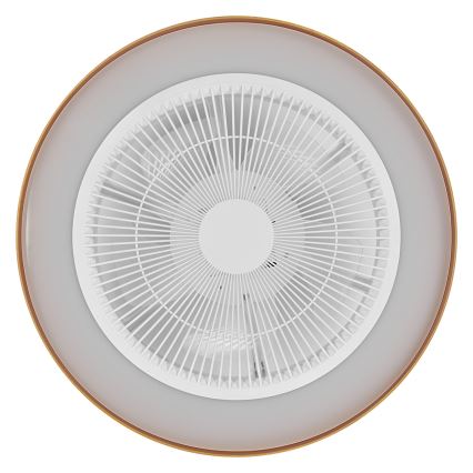 Osram - dimbar LED-takfläkt 49W/230V 2700-6500K vit/guld + fjärrkontroll