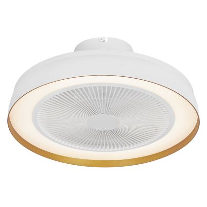 Osram - dimbar LED-takfläkt 49W/230V 2700-6500K vit/guld + fjärrkontroll