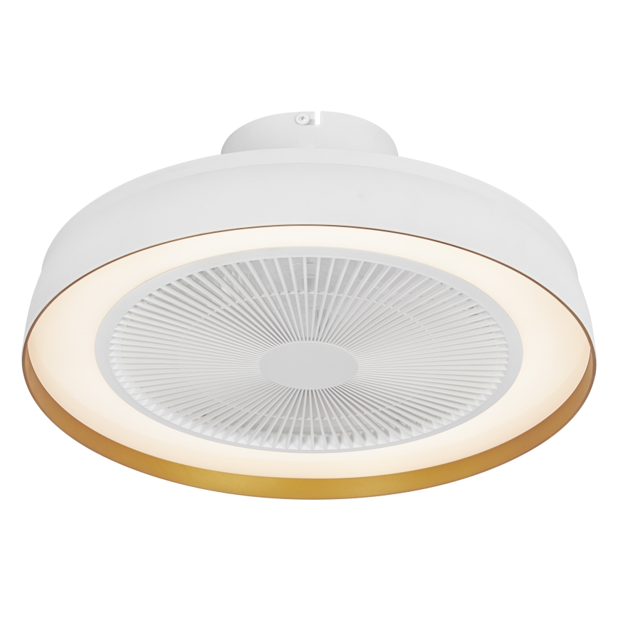 Osram - dimbar LED-takfläkt 49W/230V 2700-6500K vit/guld + fjärrkontroll