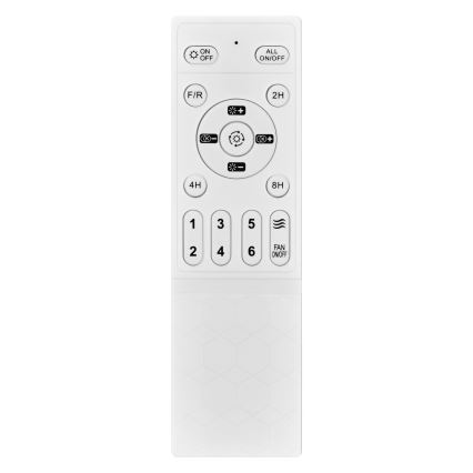 Osram - dimbar LED-takfläkt 49W/230V 2700-6500K vit/guld + fjärrkontroll