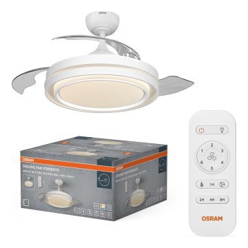 Osram - dimbar LED-taklampa med fläkt PONIENTE LED/36W/230V 3000/4000/6500K + fjärrkontroll