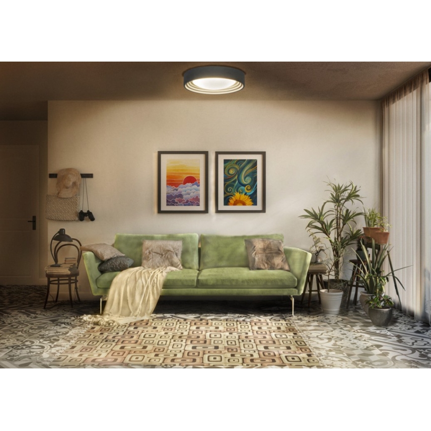 Osram - Dimmbar LED-takarmatur ORBIS CONCRETE LED/13W/230V Ø 30 cm grå/betong