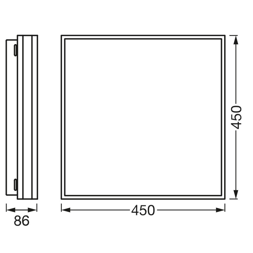 Osram - Dimbart LED-takarmatur SMART+ MAGNET LED/42W/230V 45x45 cm 3000-6500K Wi-Fi