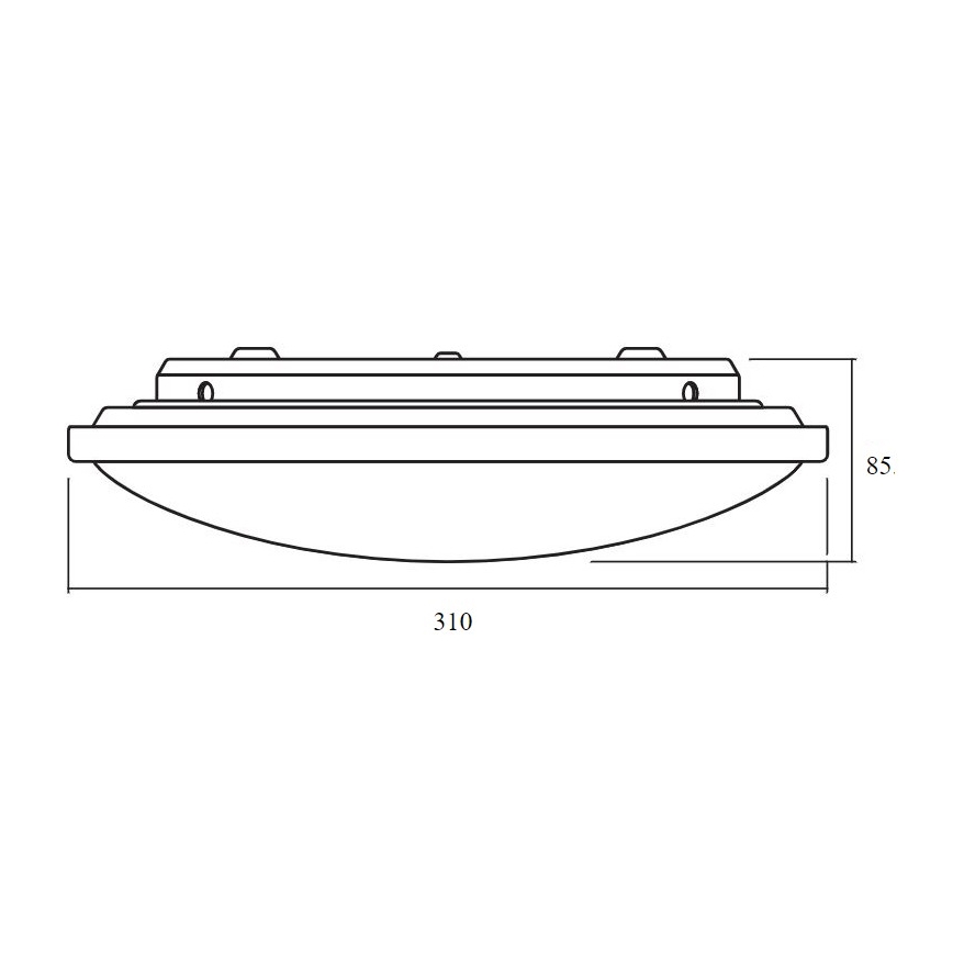 Osram - Dimmbar LED-taklampa ORBIS LED/17 W/230 V, 2700–6500 K, Ø 31 cm + fjärrkontroll