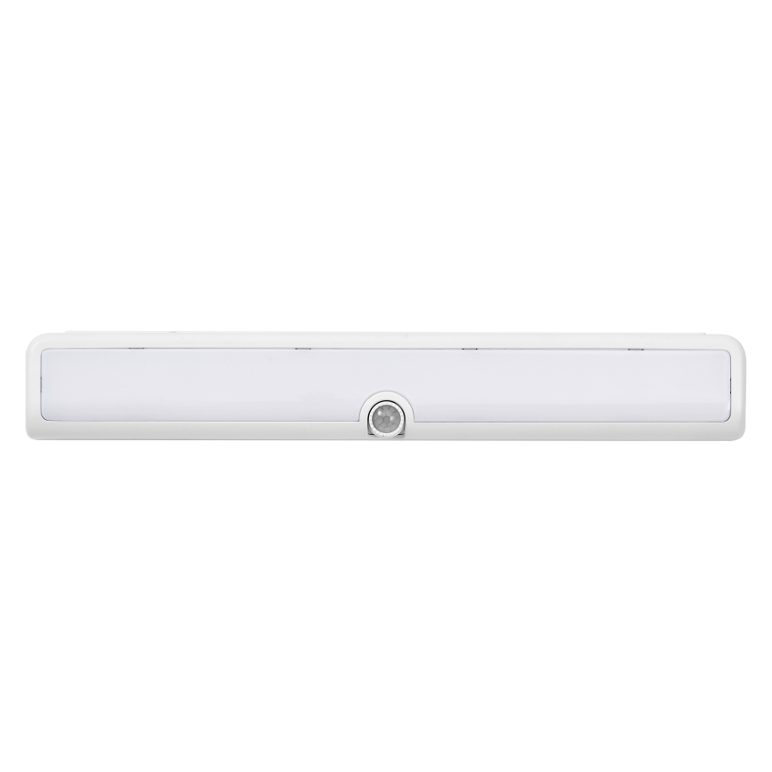 Osram - LED dimbar underskåpsarmatur med rörelse- och skymningssensor LINEAR LED/3,8W/5V/3xAA 3000K 30 cm vit