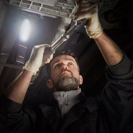 Osram - dimbar uppladdningsbar inspektionslampa LEDINSPECT MAX500 LED/16W/3,7V IP65 4500 mAh