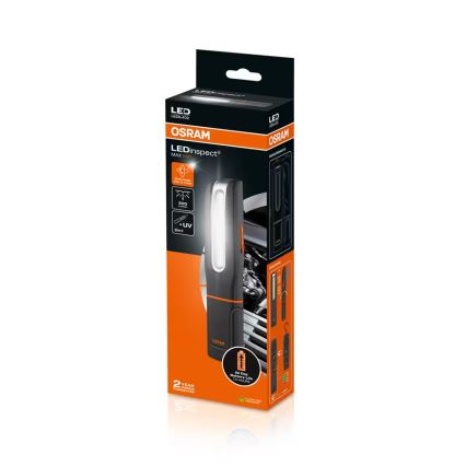 Osram - dimbar uppladdningsbar inspektionslampa LEDINSPECT MAX500 LED/16W/3,7V IP65 4500 mAh