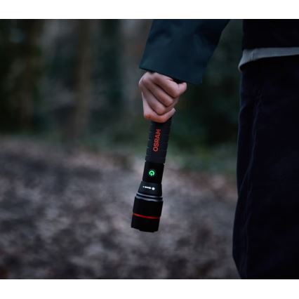 Osram - Uppladdningsbar dimmbar LED-ficklampa LEDINSPECT PRO TORCH 1200 LED/13W/3,6V 4000 mAh IP44