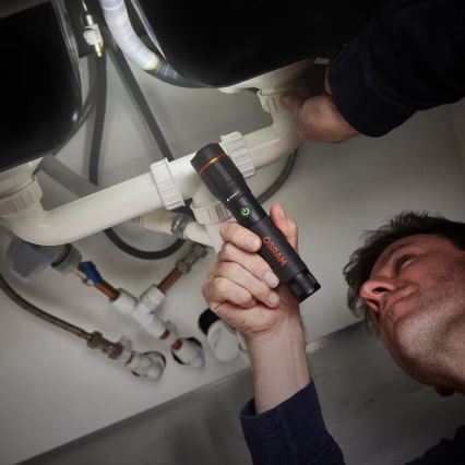 Osram - Uppladdningsbar dimmbar LED-ficklampa LEDINSPECT PRO TORCH 1200 LED/13W/3,6V 4000 mAh IP44