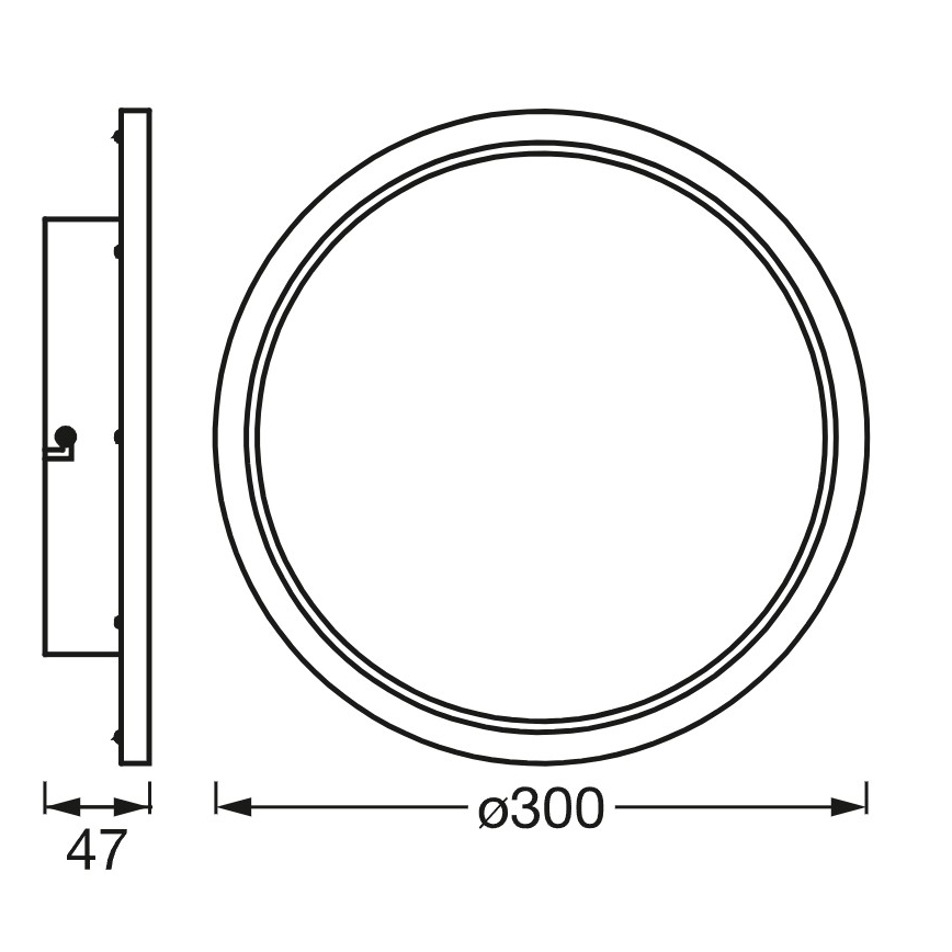 Osram - LED dimbar taklampa för badrum SMART+ DISC LED/18W/230V 3000-6500K IP44 Wi-Fi