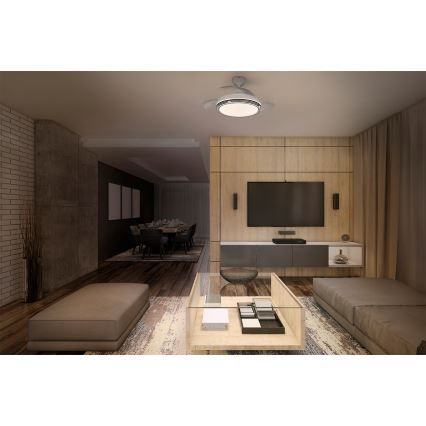 Osram - dimbar LED-taklampa med fläkt LEVECHE LED/36W/230V 3000/4000/6500K + fjärrkontroll