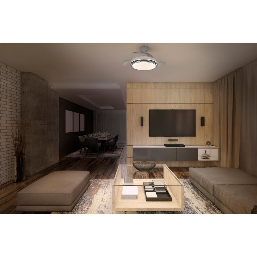 Osram - dimbar LED-taklampa med fläkt LEVECHE LED/36W/230V 3000/4000/6500K + fjärrkontroll