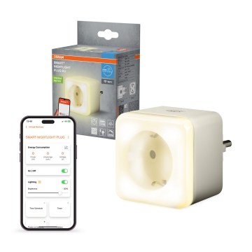 Osram - Dimbart LED-SCHUKO-uttag med belysning SMART+ NIGHTLIGHT 3680W/230V Wi-Fi