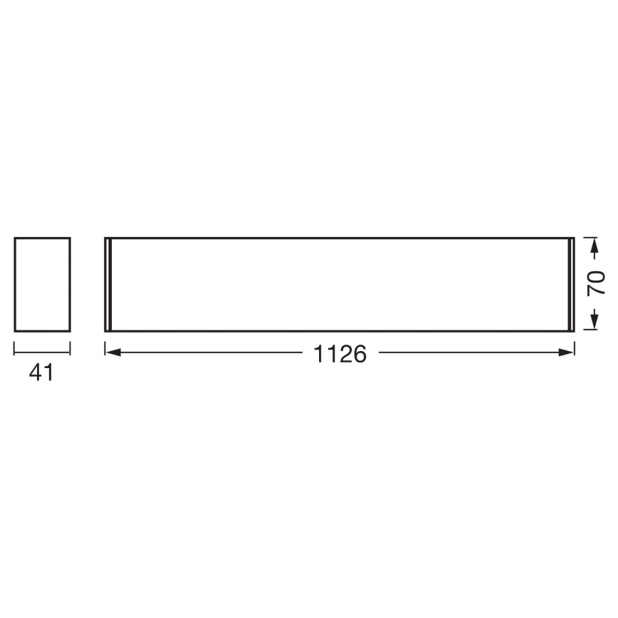 Osram - Dimmbar LED-takarmatur OFFICE LINE LED/11/20/30W/230V 4000K 112,6 cm vit