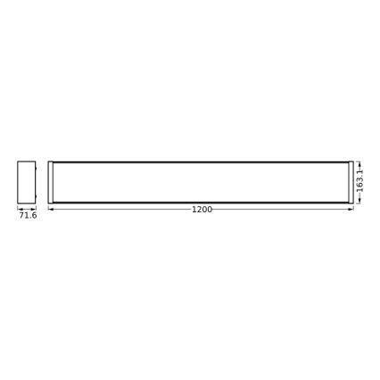 Osram - Dimbart LED-takarmatur OFFICE LINE LED/40W/230V 120 cm + fjärrkontroll