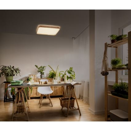 Osram - dimbar LED-taklampa ORBIS ALICIA LED/24W/230V 39,5x39,5 cm beige