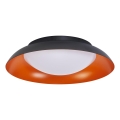 Osram - Dimbart LED-takarmatur ORBIS PLATE LED/35W/230V Ø 43 cm orange/svart