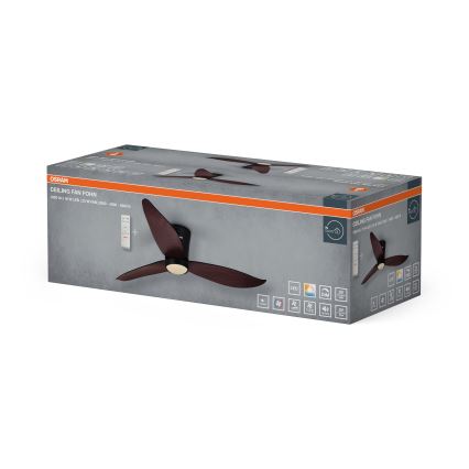 Osram - LED dimbar takfläkt FOHN LED/18W/230V 3000/4000/6500K + fjärrkontroll