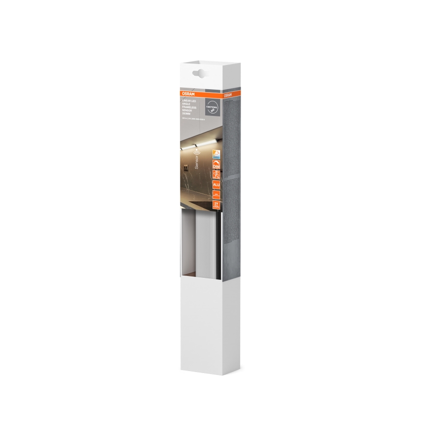 Osram - Dimbart underskåpsarmatur med rörelsesensor LINEAR ANGLE LED/5W/230V 3000/4000/6500K 35 cm svart