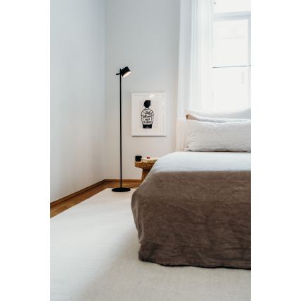 Osram - Dimbar LED-golvlampa med touchfunktion DECOR KYOTO LED/12W/230V CRI 90 svart