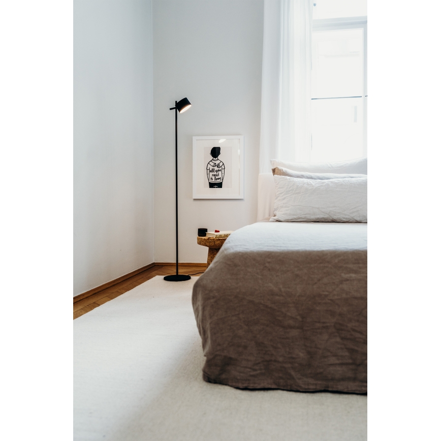 Osram - Dimbar LED-golvlampa med touchfunktion DECOR KYOTO LED/12W/230V CRI 90 svart