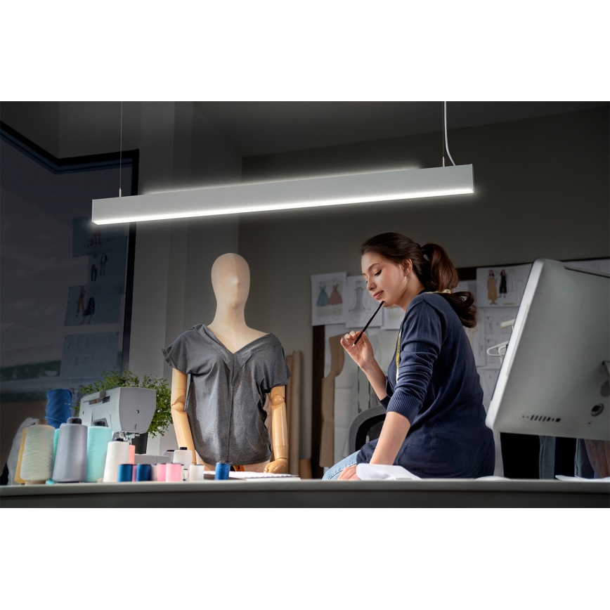 Osram - LED-dimmbar pendellampa med vajer OFFICE LINE LED/42W/230V 4000K 112,6 cm vit