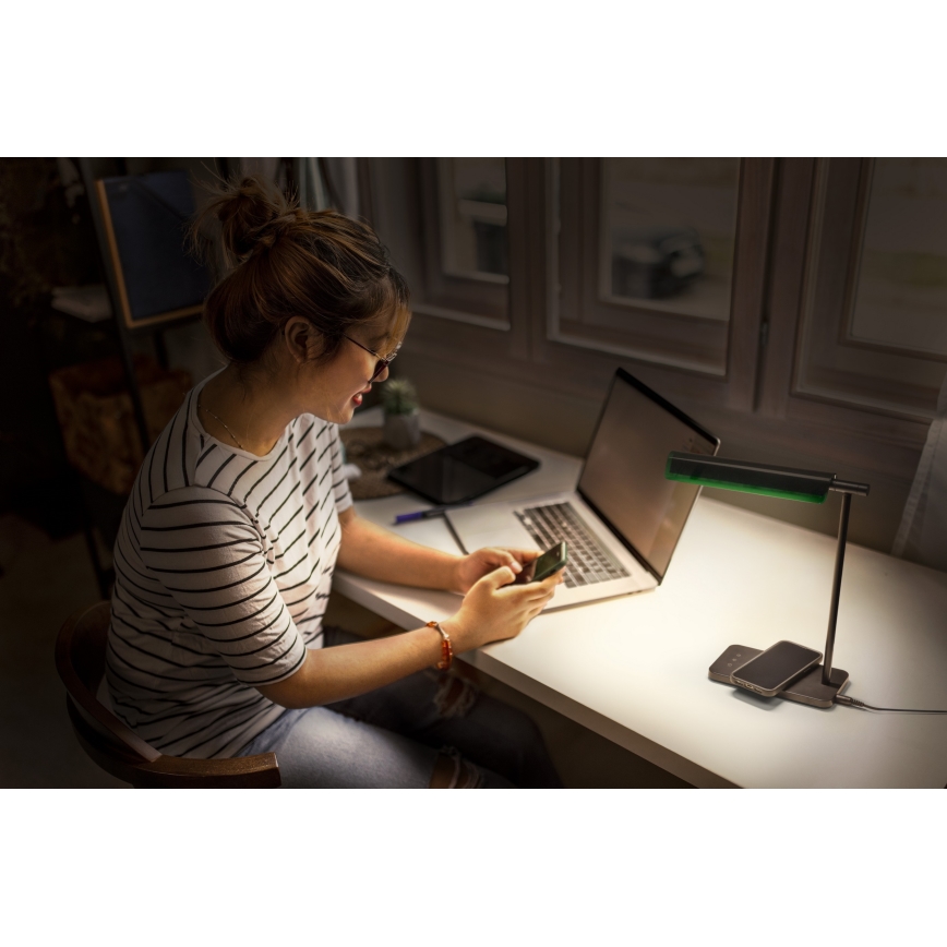 Osram - LED dimbar skrivbordslampa OFFICE LINE LED/19W/230V 3000/4000/6500K svart