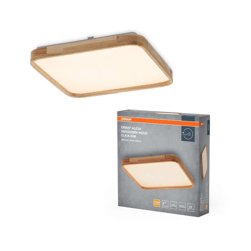 Osram - LED-dimmbar taklampa ORBIS ALICIA LED/16W/230V 29,2x29,2 cm beige