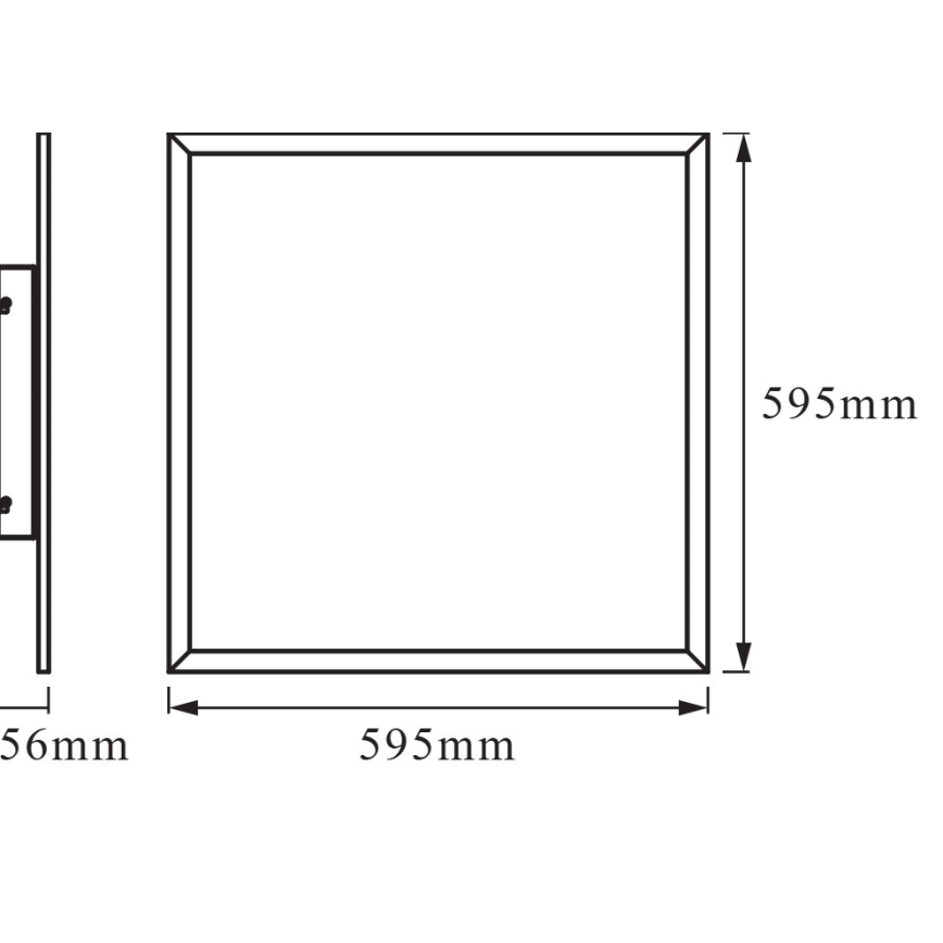 Osram - Dimmbar LED-takarmatur SMART+ PLANON LED/36W/230V 60x60 cm 3000-6500K Wi-Fi