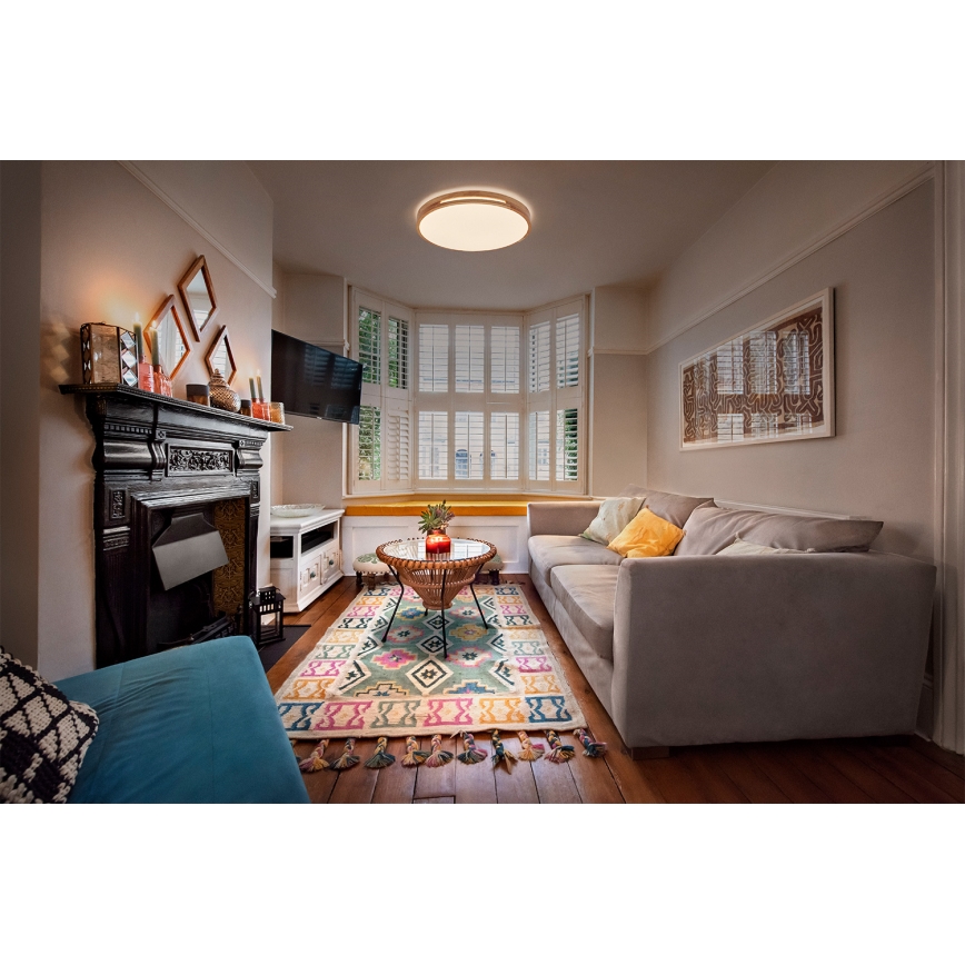 Osram - Dimmbar LED-taklampa ORBIS WOODBURRY LED/36W/230V Ø 50 cm