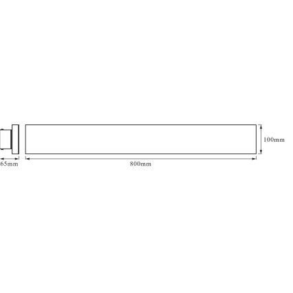 Osram - Dimbar LED-takarmatur SMART+ PLANON LED/27W/230V 80x10 cm 3000-6500K Wi-Fi