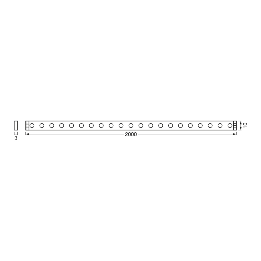Osram - LED RGB dimmbar remsa för TV FLEX AUDIO 2 m LED/3,6 W/5 V + fjärrkontroll