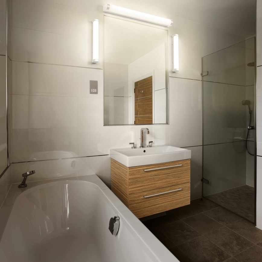 Osram - Dimmbar LED-spegelbelysning ORBIS TUBE LED/9W/230V 40 cm IP44 vit