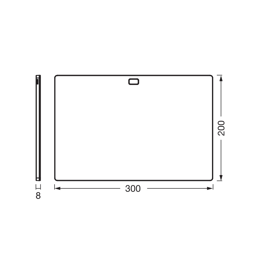 Osram - LED-dimbar underskåpsarmatur med rörelsesensor UNDERCABINET LED/7,5W/230V 3000/4000/6500K 20x30 cm vit