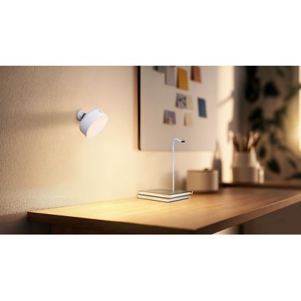 Osram - Dimmbar uppladdningsbar bordslampa 3-i-1 DECOR HELPER LED/1,8W/5V vit