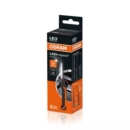 Osram - LED-uppladdningsbar ficklampa med dimmer LEDINSPECT POCKET200 LED/2W/3,7V IP54