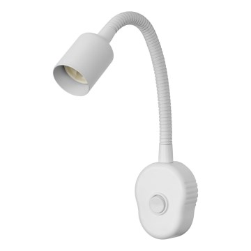 Osram - Flexibel vägglampa PLUG TUBE FLEX 1xGU10/5W/230V vit