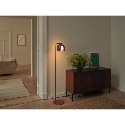 Osram - Golvlampa DECOR COROLLE 1xE27/15W/230V röd