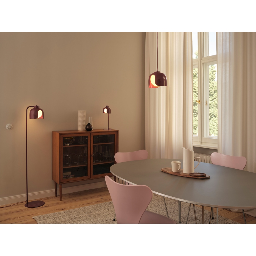Osram - Golvlampa DECOR COROLLE 1xE27/15W/230V röd