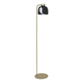Osram - Golvlampa DECOR COROLLE 1xE27/15W/230V svart/guld