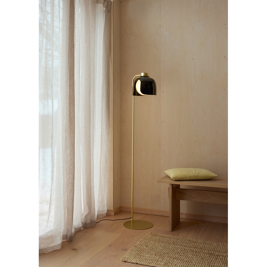 Osram - Golvlampa DECOR COROLLE 1xE27/15W/230V svart/guld