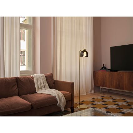 Osram - Golvlampa DECOR COROLLE 1xE27/15W/230V svart/guld