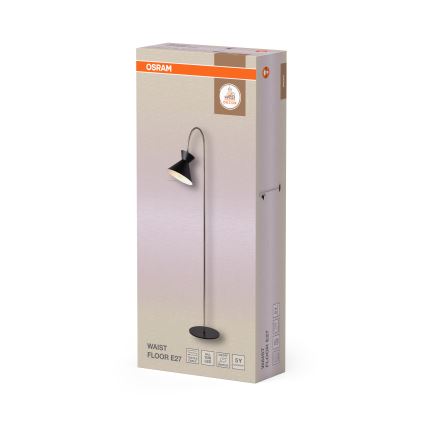 Osram - Golvlampa DECOR WAIST 1xE27/40W/230V svart