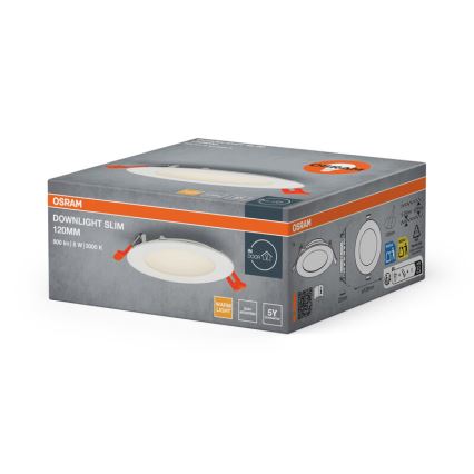 Osram - Infälld LED-armatur SLIM LED/8W/230V 3000K