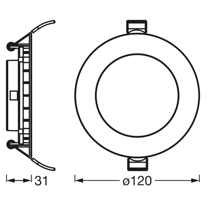 Osram - LED dimbar infälld downlight SMART+ DOWNLIGHT LED/8W/230V 3000-6500K Wi-Fi