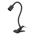 Osram - Lampa med klämma CLIP TUBE FLEX 1xGU10/5W/230V svart