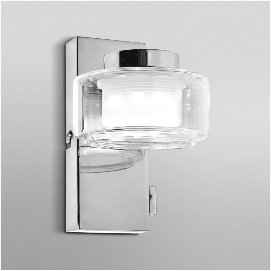 Osram - LED-vägglampa för badrum ORBIS FLAME LED/5,5W/230V 3000/4000K IP44 blank krom
