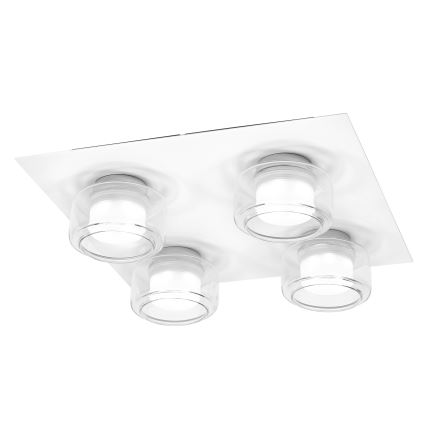 Osram - LED badrumstaklampa ORBIS FLAME 4xLED/5,5W/230V 3000/4000K IP44 vit