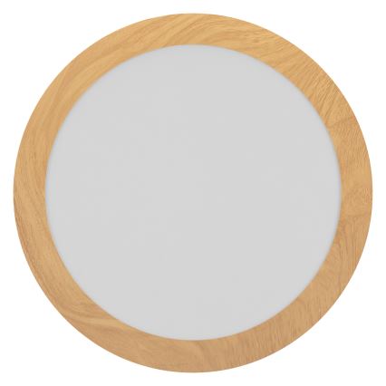 Osram - LED-badrumstakarmatur ORBIS DISC LED/22W/230V 3000/4000K Ø 30 cm IP44 brun