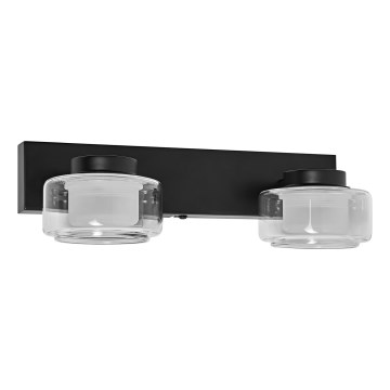 Osram - LED-badrumsvägglampa ORBIS FLAME 2xLED/5,5W/230V 3000/4000K IP44 svart